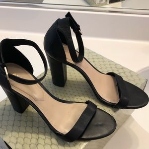 ALDO black heeled sandal